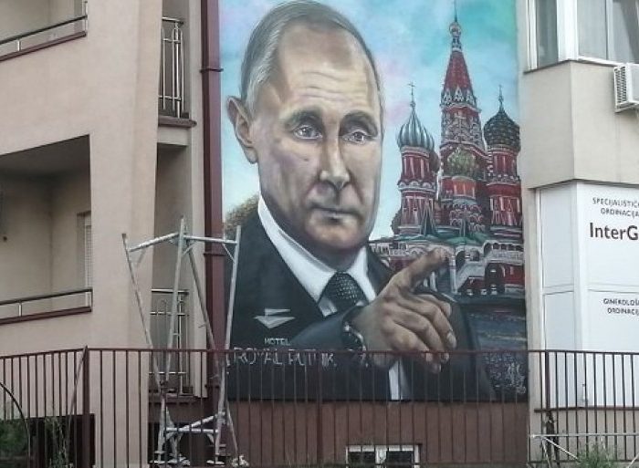 mural putin f