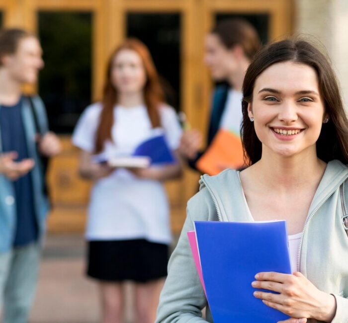portrait young student smiling 23 2148586637